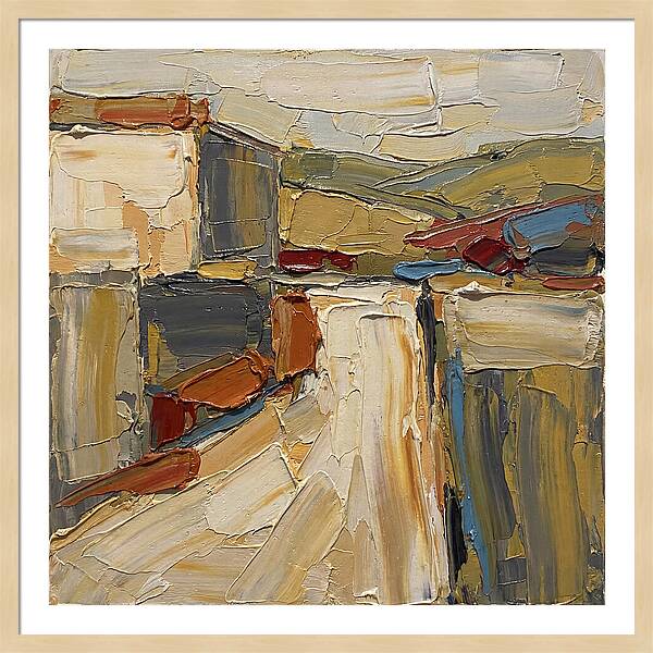 Tuscan Road In Palette Knife Style