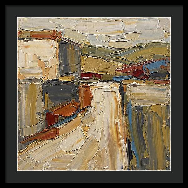 Tuscan Road In Palette Knife Style