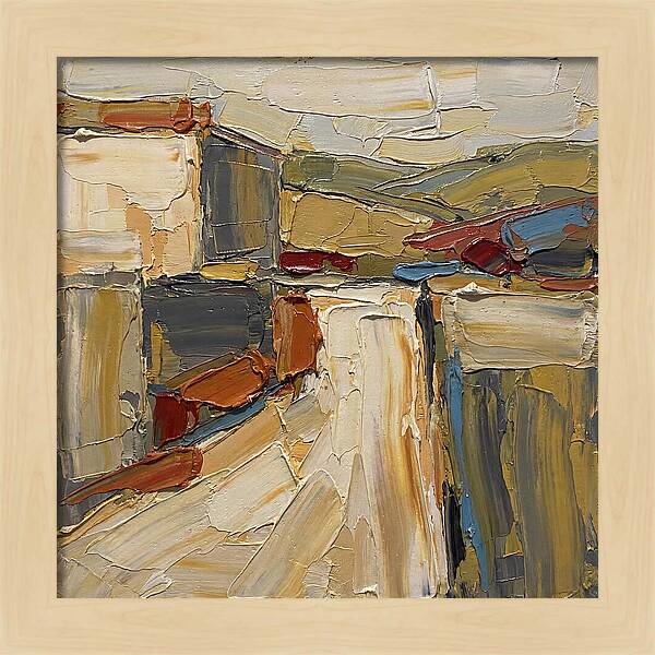 Tuscan Road In Palette Knife Style