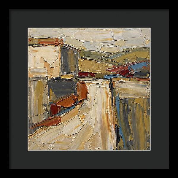 Tuscan Road In Palette Knife Style