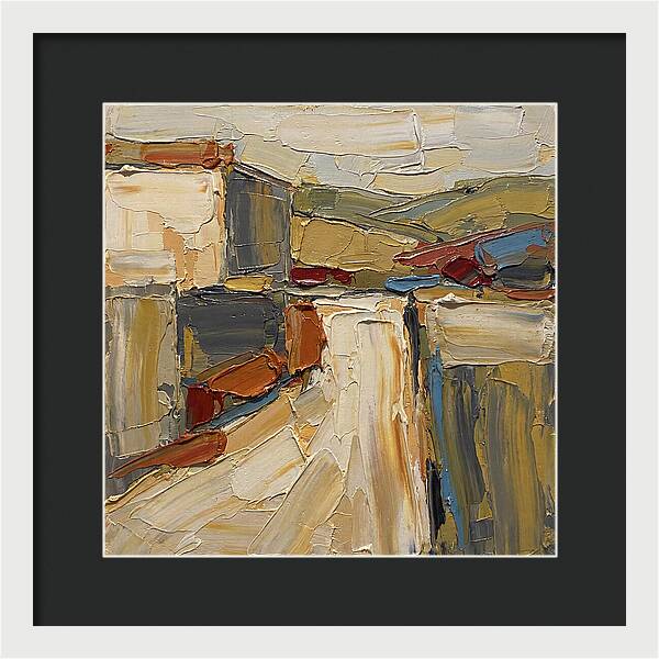 Tuscan Road In Palette Knife Style