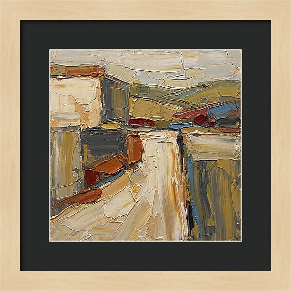 Tuscan Road In Palette Knife Style