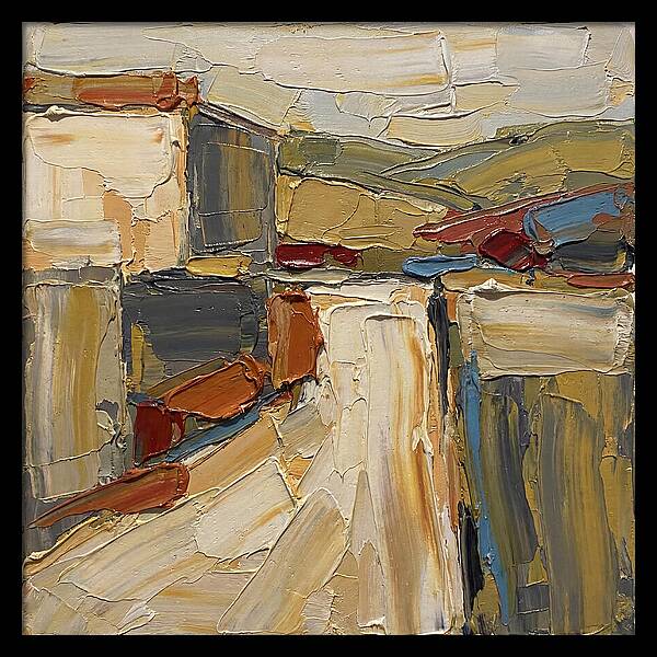 Tuscan Road In Palette Knife Style