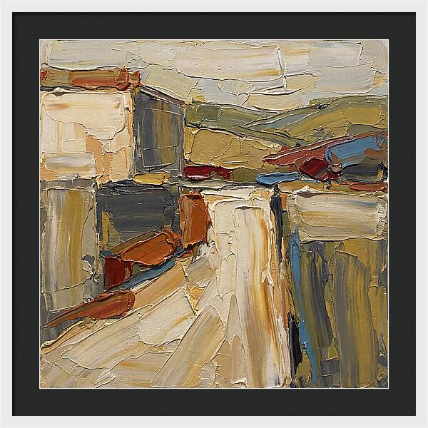 Tuscan Road In Palette Knife Style