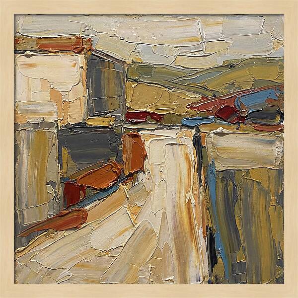 Tuscan Road In Palette Knife Style
