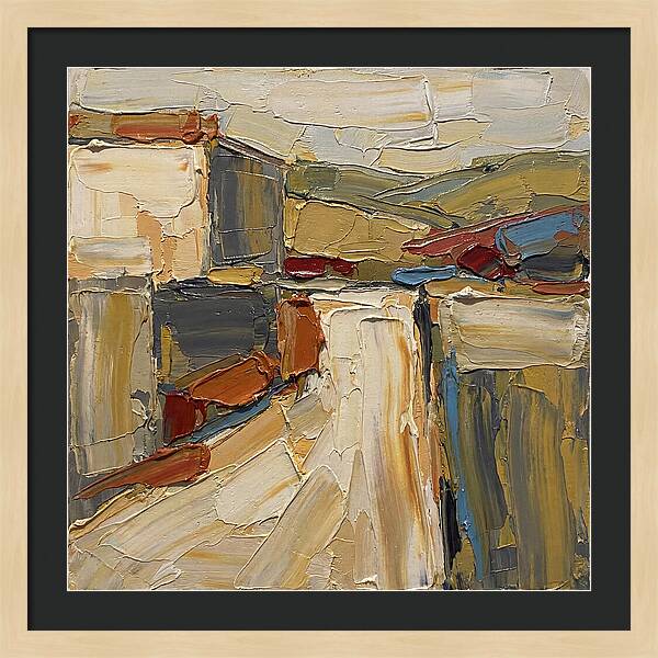 Tuscan Road In Palette Knife Style