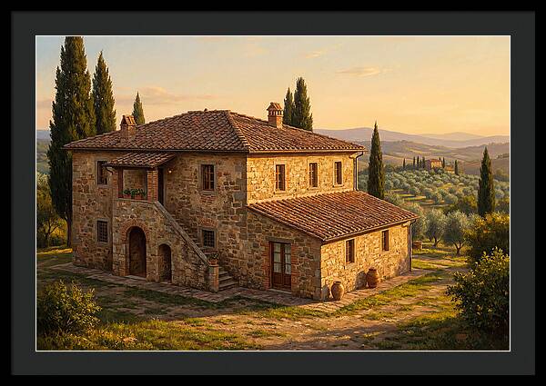 Tuscan Serenity In Bloom