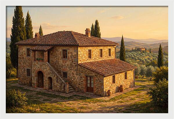 Tuscan Serenity In Bloom