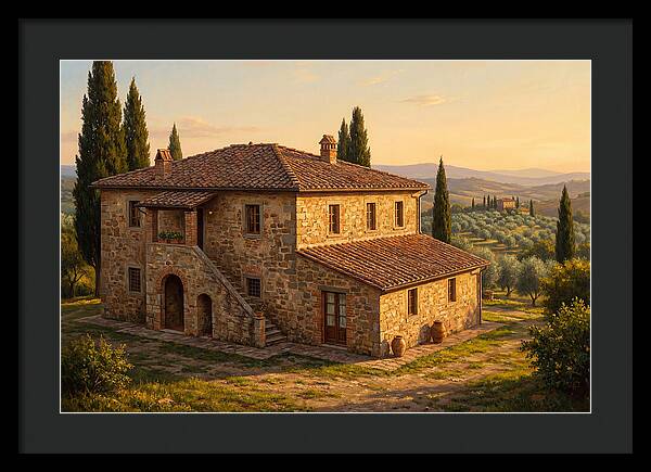 Tuscan Serenity In Bloom