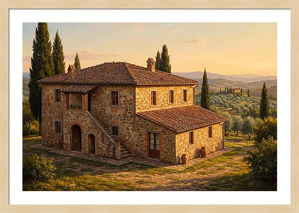 Tuscan Serenity In Bloom