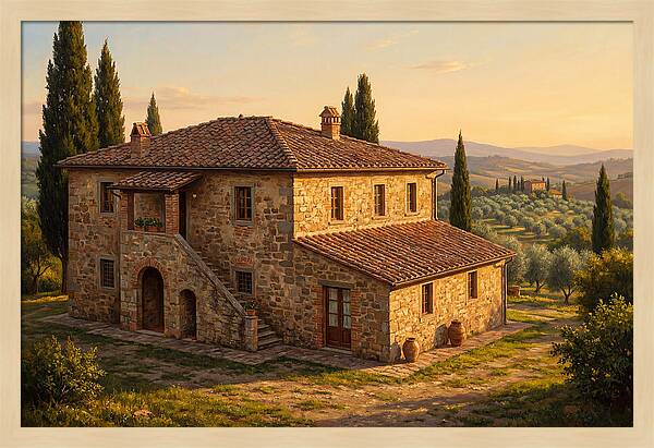 Tuscan Serenity In Bloom