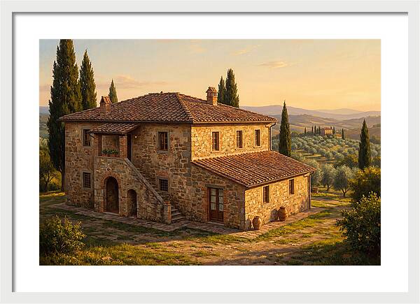 Tuscan Serenity In Bloom