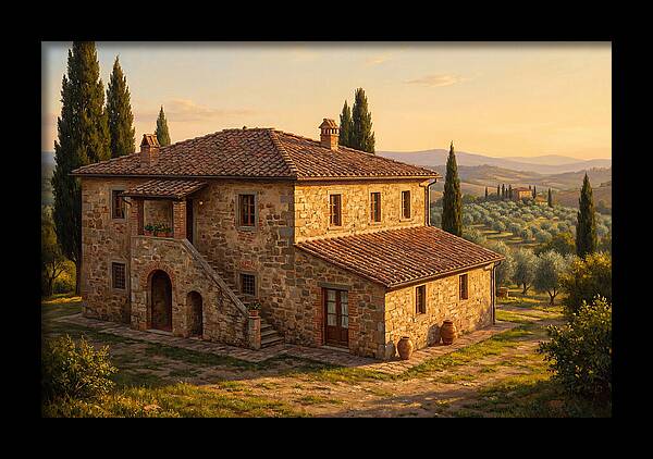 Tuscan Serenity In Bloom