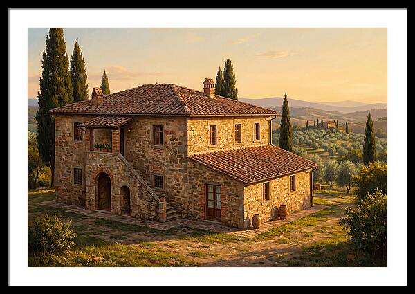Tuscan Serenity In Bloom