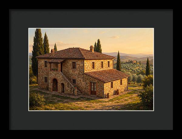 Tuscan Serenity In Bloom