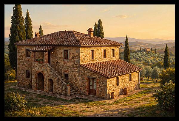 Tuscan Serenity In Bloom