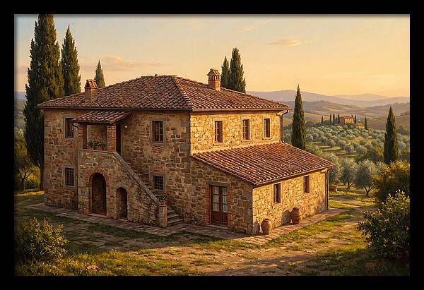 Tuscan Serenity In Bloom
