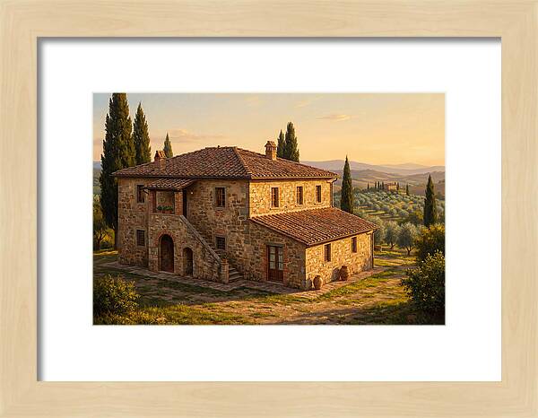 Tuscan Serenity In Bloom