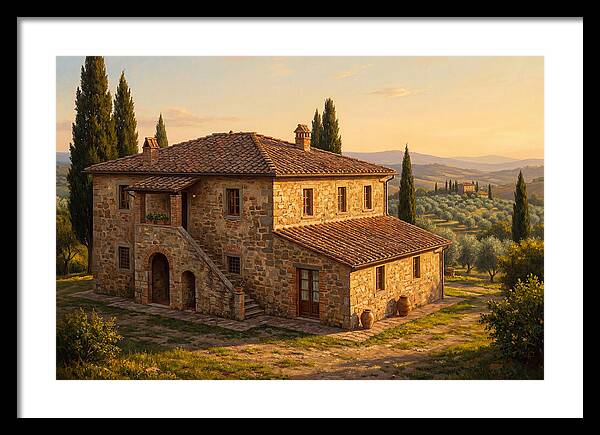 Tuscan Serenity In Bloom