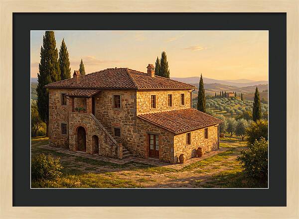 Tuscan Serenity In Bloom