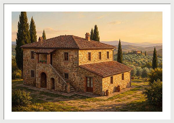 Tuscan Serenity In Bloom