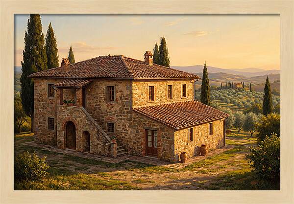 Tuscan Serenity In Bloom
