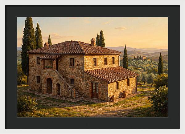 Tuscan Serenity In Bloom