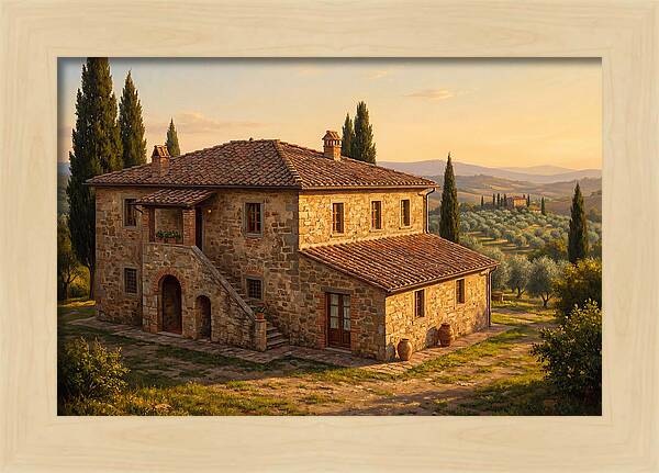 Tuscan Serenity In Bloom