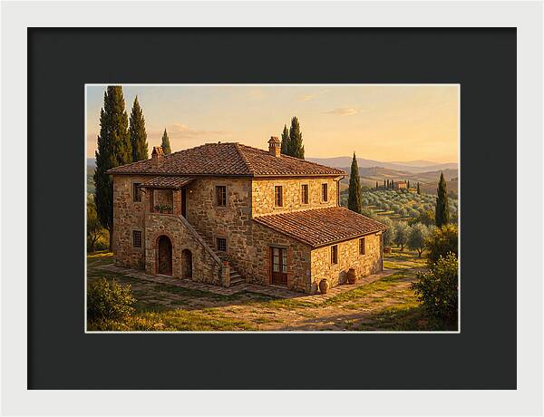 Tuscan Serenity In Bloom