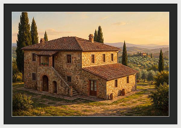Tuscan Serenity In Bloom