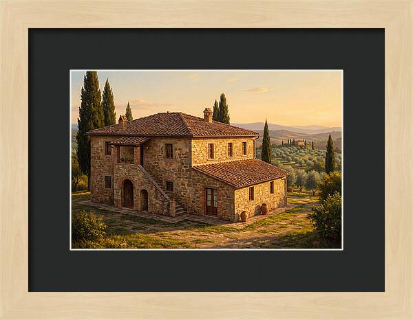 Tuscan Serenity In Bloom