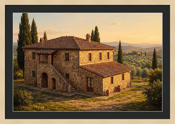 Tuscan Serenity In Bloom