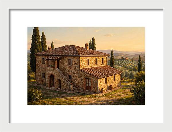 Tuscan Serenity In Bloom