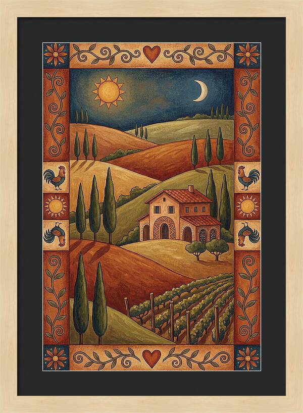 Tuscan Serenity In Nature