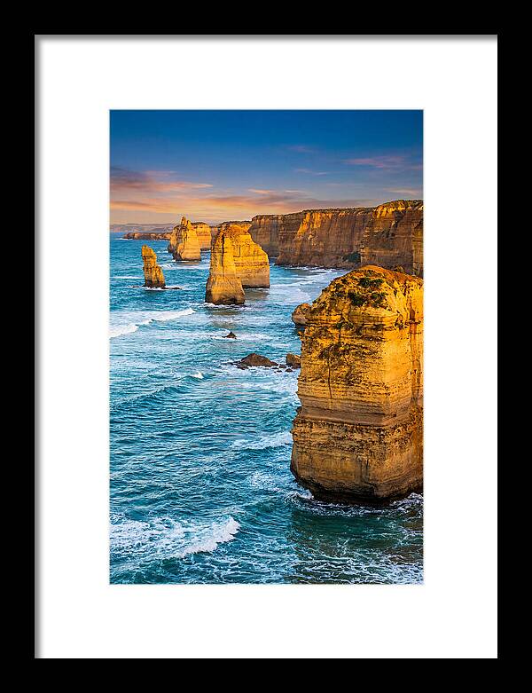 Twelve Apostles At Golden Hour