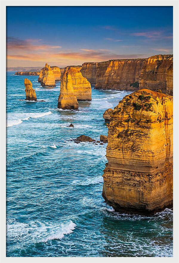 Twelve Apostles At Golden Hour