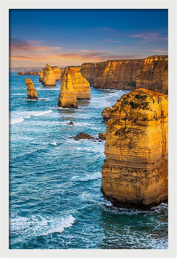 Twelve Apostles At Golden Hour