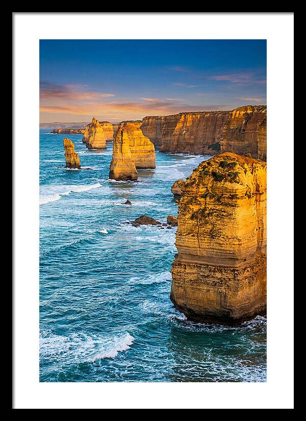 Twelve Apostles At Golden Hour