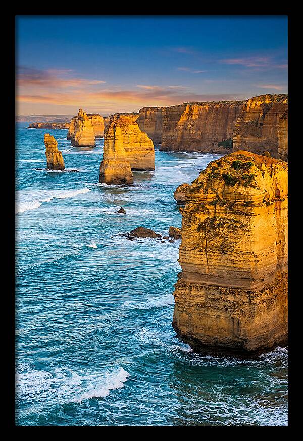Twelve Apostles At Golden Hour