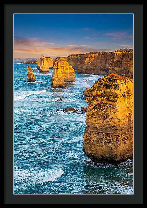 Twelve Apostles At Golden Hour