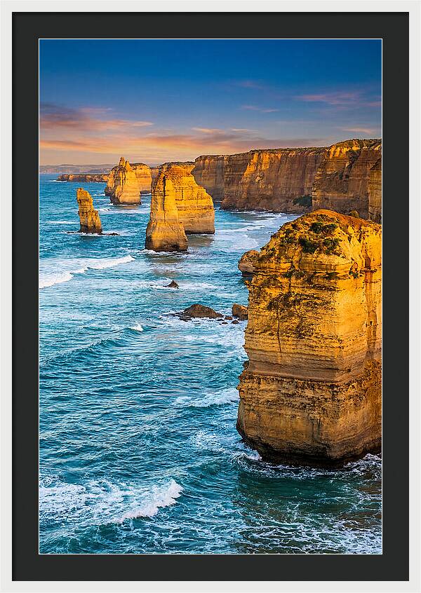 Twelve Apostles At Golden Hour