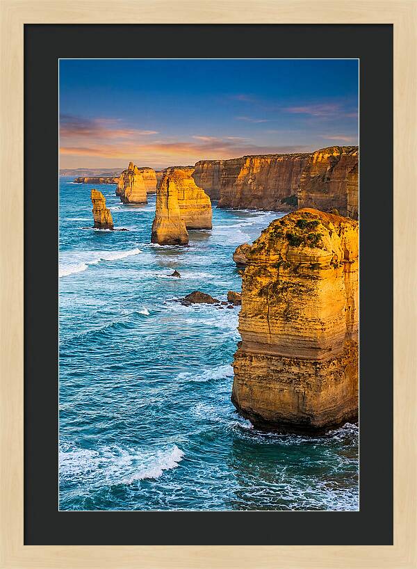 Twelve Apostles At Golden Hour