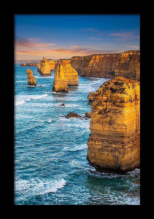 Twelve Apostles At Golden Hour