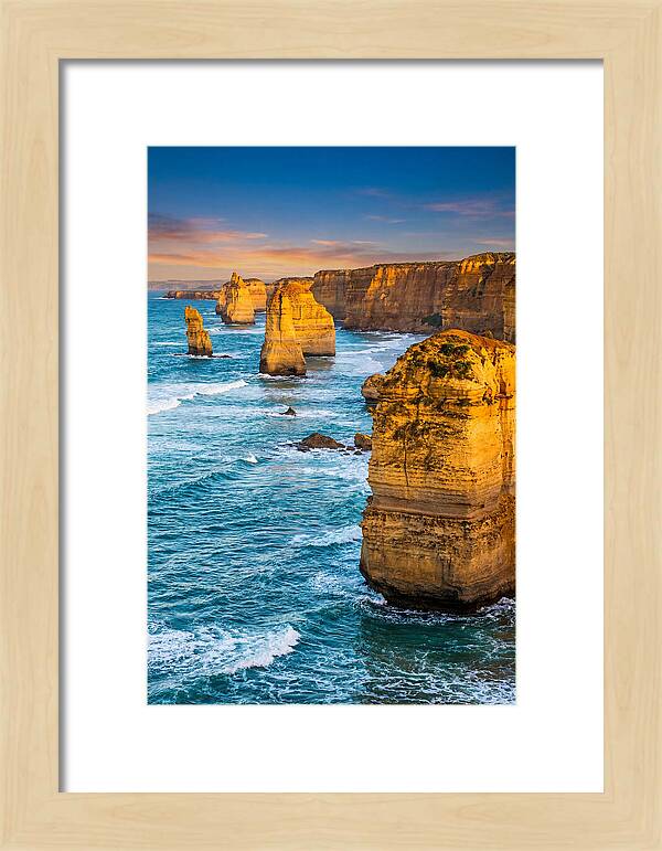 Twelve Apostles At Golden Hour
