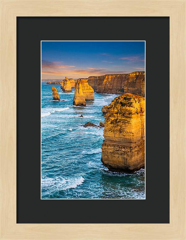 Twelve Apostles At Golden Hour