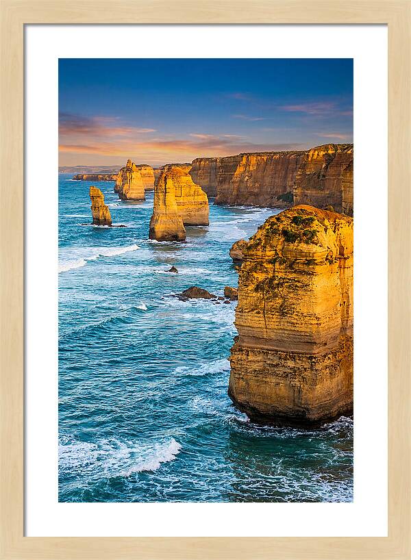 Twelve Apostles At Golden Hour
