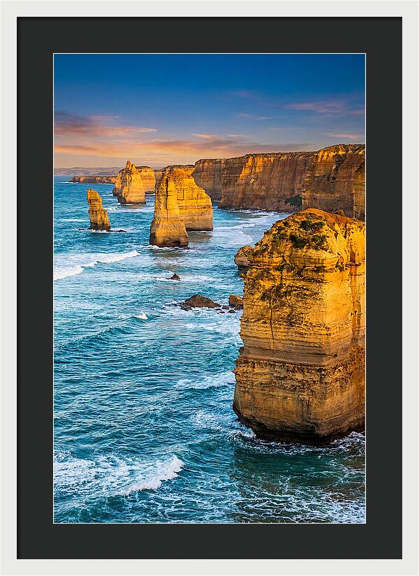 Twelve Apostles At Golden Hour
