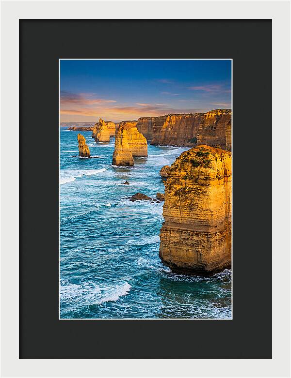 Twelve Apostles At Golden Hour