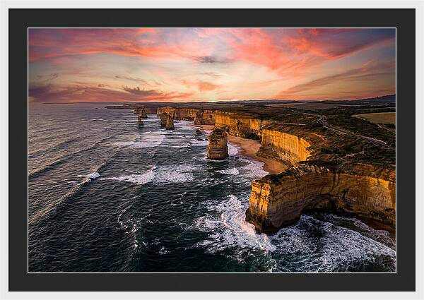 Twelve Apostles At Sunset