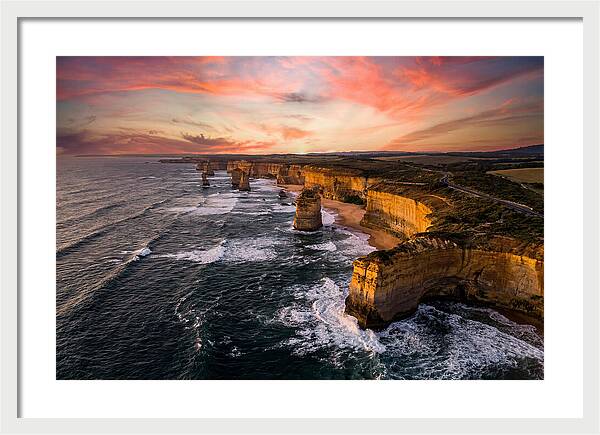 Twelve Apostles At Sunset
